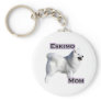 American Eskimo Dog Mum 4 - Keychain