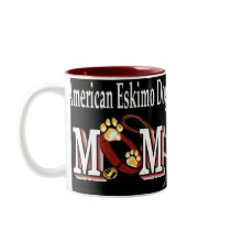 American Eskimo Dog Mum Apparel Mugs