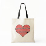 American Eskimo Dog Paw Prints Humour Canvas Bag