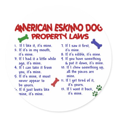 AMERICAN ESKIMO DOG Property Laws 2 by poochloverstuff