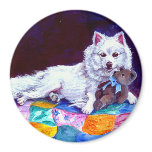 American Eskimo Dog Shoes Magnet
