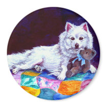 American Eskimo Dog Shoes Magnet