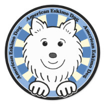 American Eskimo Dog Stickers