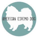 American Eskimo Dog stickers