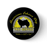 American Eskimo Dog Taxi Service buttons