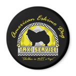 American Eskimo Dog Taxi Service magnets