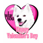 American Eskimo Dog Valentines t-shirts