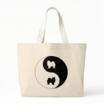 American Eskimo Dog Yin Yang Canvas Bag