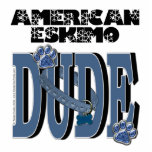 American Eskimo DUDE photo sculptures