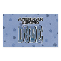 American Eskimo DUDE Stickers