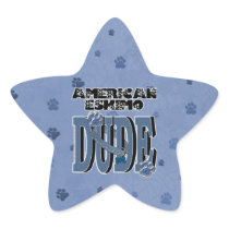 American Eskimo DUDE Stickers