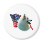 American Eskimo Flag magnets