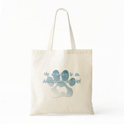 American Eskimo Granddog Tote Bag by MenagerieMayhem