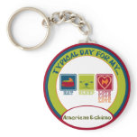 American Eskimo Key Chain