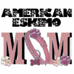 American Eskimo MOM photo sculptures