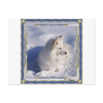 American Eskimo Ornament Frame