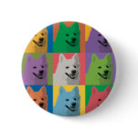 American Eskimo Pop-Art Pins
