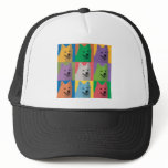 American Eskimo Pop-Art Trucker Hats