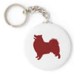 American Eskimo (Red) Keychains