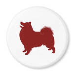 American Eskimo (Red) Refrigerator Magnet