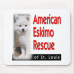 American Eskimo Rescue Mouse Pad mousepads