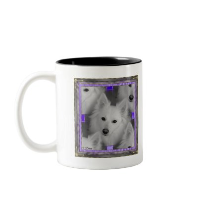 American Eskimo Seamless Tile Mugs by Sunstruck