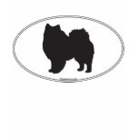 American Eskimo Silhouette t-shirts