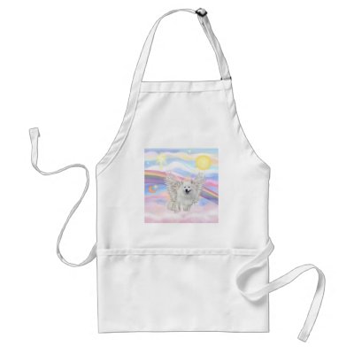 American Eskimo Spitz Aprons by dogartgifts