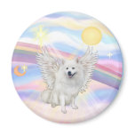 American Eskimo Spitz Refrigerator Magnets