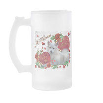 American Eskimo Valentine Mugs