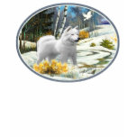 American Eskimo winter Scene Tops t-shirts