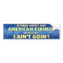 American Eskimos in Heaven Bumper Sticker bumper stickers