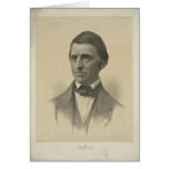 American Essayist Ralph Waldo Emerson Portrait Greeting Card