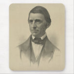 American Essayist Ralph Waldo Emerson Portrait Mouse Pads