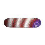 American Flag Abstract Skateboard