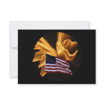 American Flag and Angel Fireworks