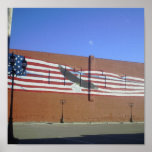 American Flag And Eagle Print