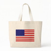 American Flag Canvas Bag