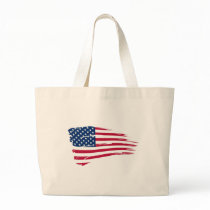 American Flag Tote Bag