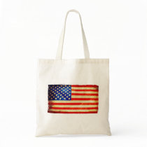 American flag bag