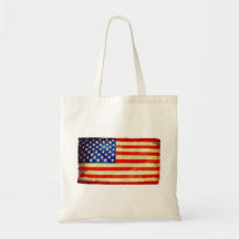 American flag bag