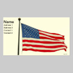 American Flag business cards