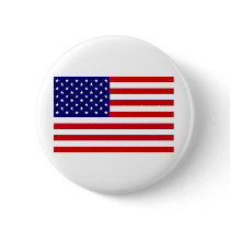 American Flag Pinback Buttons