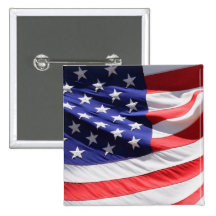 American Flag Button
