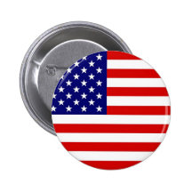 American Flag Buttons
