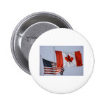 AMERICAN FLAG / CANADIAN FLAG BUTTON