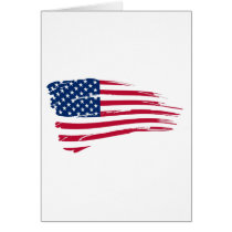 American Flag Greeting Card