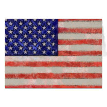 American Flag Card
