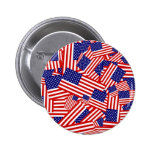 American Flag Collage Pins