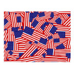 American Flag Collage Post Card